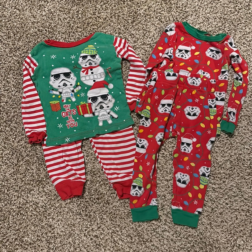 Star Wars Christmas Pajamas 2T
